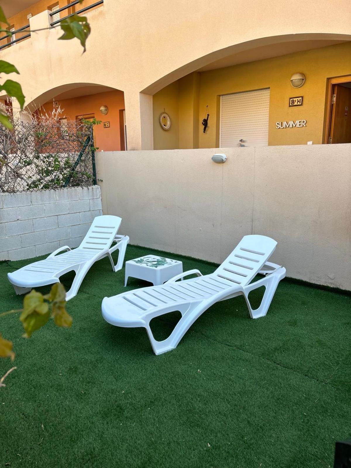 Playas de VeraBajo Con Jardin A Pie De Playa Y Piscina Comunitaria Con Jacuzzi公寓 外观 照片